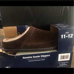 Men’s Suede Slippers - size 11-12